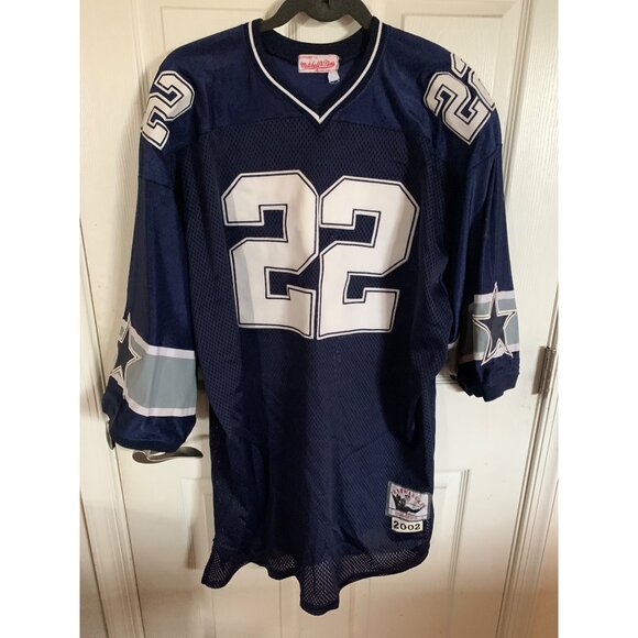 Mitchell & Ness Throwbacks NFL Emmitt Smith Dallas Cowboys Jersey 2002 Size 3XL - Picture 1 of 11